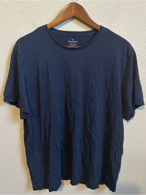 Bombas Navy Blue Pima Cotton T-Shirt